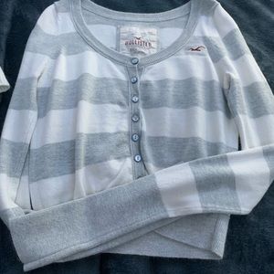 Gray and white straps